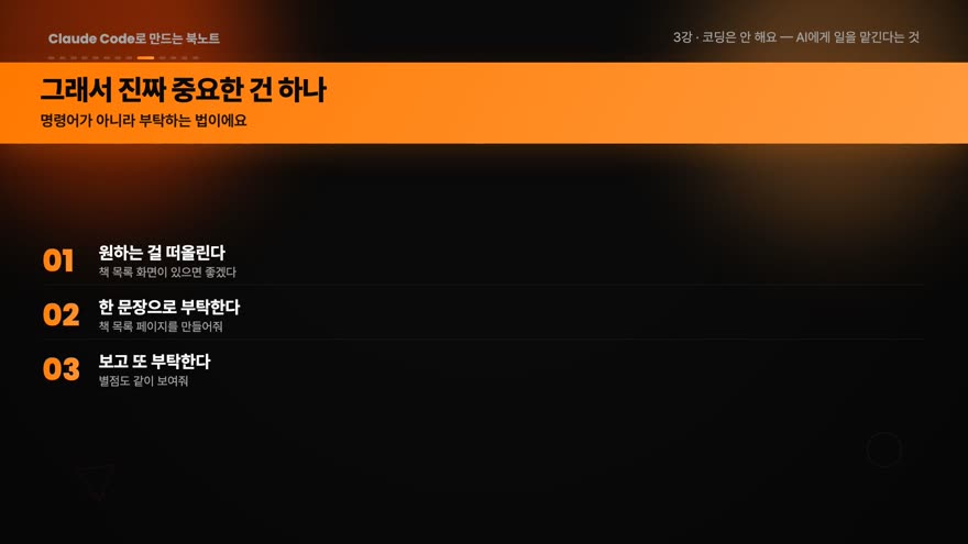 3강 미리보기 · AI에게 일을 맡긴다는 것